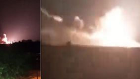 Explozii puternice și un incendiu de amploare în Crimeea ocupată la un aerodrom militar