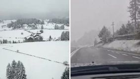 Furtuna devastatoare lovește România în continuare. A nins la final de aprilie