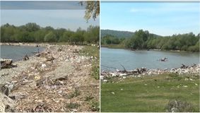 Localitatea din România în care au ajuns tone de gunoaie din Europa: „Așa e de ani de zile”
