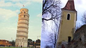 Localitatea în care găsești “turnul din Pisa”, varianta din România: “Se vede cu ochiul liber înclinația. Pare aproape periculos”