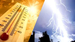 Avertizare meteo de caniculă și vijelii. Ploile pun stăpânire pe jumătate din țară. Au fost emise mai multe coduri roşii, portocalii şi galbene de averse torenţiale