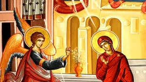 Calendar ortodox 25 martie 2025, sărbătoare cu cruce roşie. Tradiţii şi superstiţii de Buna Vestire. De ce se pun sare şi pâine în pragul casei şi este dezlegare la peşte