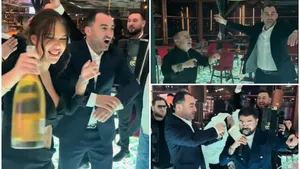 VIDEO Pescobar, petrecere de fițe pentru fiul său de un an. Pahare sparte și milioane aruncate pe dedicații la maneliști. Adi Minune a fost invitatul special