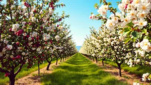Secretul pentru cea mai frumoasă livadă de pomi. Ce trebuie să presari la rădăcina lor după jumătatea lunii martie