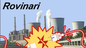 Termocentrala Rovinari a fost închisă pentru prima oară după 30 de ani, pentru evitarea blackoutului
