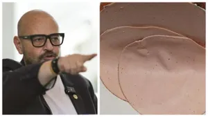Reacția lui Piedone după ce a văzut cu ochii lui cum se fabrică parizerul: ”Dragi consumatori, ăsta e!”