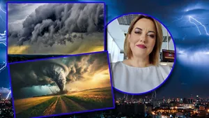EXCLUSIV Traseul ciclonului care lovește mâine România. Ploi cu găleata, grindină și vijelii. Oana Păduraru (ANM): „Se va răcori în toată țara”