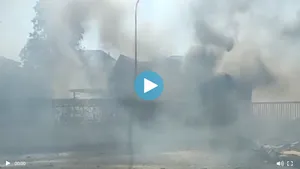Imagini şocante, o benzinărie a sărit în aer, un trecător a filmat explozia: „Părea iadul!” VIDEO