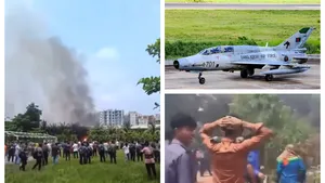O nouă tragedie aviatică. Un avion s-a prăbușit peste o grădiniță. Imagini dramatice de la locul accidentului