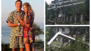 Vila lui Cristi Borcea din Sinaia a fost devastată de furtună