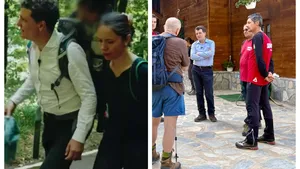 Preşedintele Nicuşor Dan, în concediu pe Valea Sâmbetei. A fost primit cu pâine și sare la Mănăstirea de la Sâmbăta de Sus