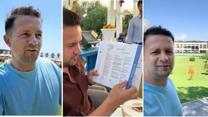 Magicianul Robert Tudor, speriat de prețurile uriașe de la un resort din Turcia: „Am luat Ultra All Inclusive și am cheltuit deja 2.000 de euro în 4 zile. Trebuie să plătim la restaurant, narghileaua, masajele!” VIDEO