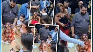 Tortul monstruos pe care l-a avut fiica lui Florin Salam la petrecerea de mii de euro organizată cu prilejul zilei de naștere. Imaginile au stârnit valuri de ironii: „Ce caută Nicolae Guță pe masă?”