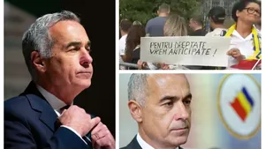 Călin Georgescu, chemat din nou la poliţie. Baie de mulţime chiar dacă s-au schimbat ora şi ziua controlului judiciar: „Pentru dreptate, vrem anticipate!”