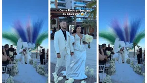 Oana Radu s-a căsătorit pe plajă la Mamaia după ce a slăbit 13 kilograme VIDEO