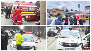Filmul tragicului accident din București, în urma căruia un polițist a ucis o fetiță. Martor: 