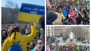 Mitinguri de susţinere a Ucrainei în Paris, Londra, Zurich şi Roma. Mii de oameni s-au rugat pentru pace: 