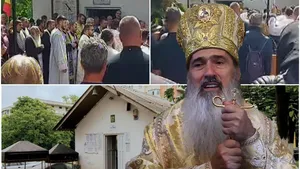 Protest la biserica ridicată ilegal pe un trotuar din Constanţa. Preoţii ameninţă că se vor încuia pe interior. ÎPS Teodosie: 