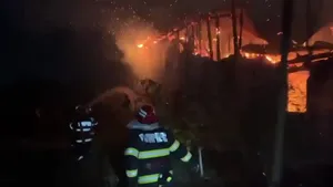 Incendiu la o pensiune din Caraorman din Delta Dunării