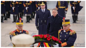 Klaus Iohannis, la Mormântul Ostașului Necunoscut de Ziua Unirii Principatelor Române: ”Sunt vremuri extrem de dificile. România a dovedit mereu că este un stat puternic”