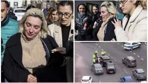 Momentul în care Ana Morodan este oprită de polițiști, în trafic. Imaginile sunt halucinante! Prima reacție: 