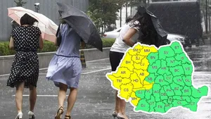 Alertă meteo de furtuni violente și vijelii în jumătate de țară. Ciclonul se îndreaptă spre Bucureşti