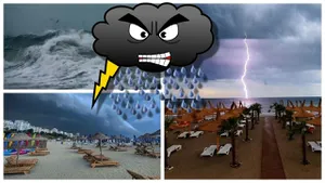 Alertă meteo. Ciclonul care aduce furtuni electrice se mută pe Litoral. Vreme cu ploi torenţiale la munte şi în Bucureşti