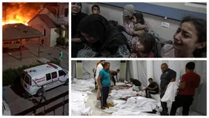 Peste 500 de oameni uciși în bombardamentele asupra unui spital din Gaza. Hamas acuză Israelul de atac, israelienii dau vina pe Jihadul Islamic