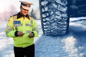 Amenzi usturătoare pentru cei care nu își schimbă cauciucurile de iarna. 2900 de lei vor plătii șoferii români