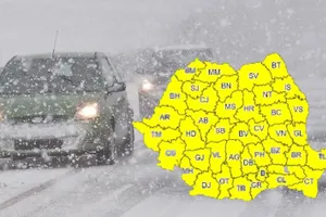Se întorc ninsorile în România! În plin sezon de primăvară, toată țara intră sub avertizare meteo