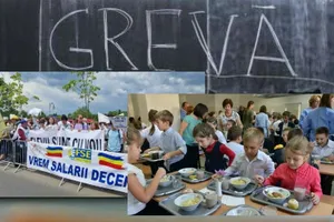 Au renunțat la grevă pentru a hrăni elevii! Profesorii unei școli din Arad NU au protestat pentru ca elevii să poată mânca la școală. „Este singura lor masă caldă”