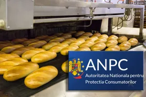 O fabrică de pâine din București a fost închisă. A fost amendată de ANPC cu 15.000 de lei