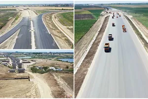 Mobilizare impresionantă pe Autostrada Moldovei, între Buzău și Focșani. Când se va circula pe cei 80 de kilometri?