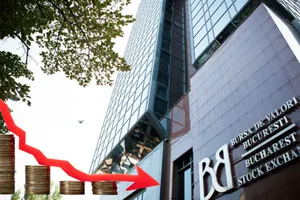 Bursa de la București a închis în scădere ședința de miercuri, cu tranzacții de 143,35 mil. lei
