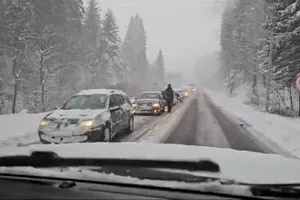 Vreme tot mai rece în România. Ninsori, polei și ger în mai multe regiuni până la începutul săptămânii viitoare