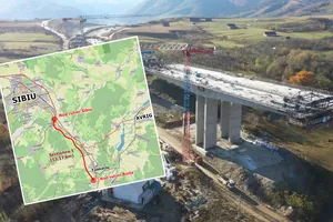 Dezvoltare accelerată a unei comuni din Sibiu, care urmează să devină cel mai complex nod rutier din România. Localitatea, „curtată” de nenumărați investitori