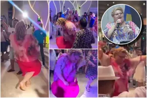 Diana Șoșoacă, dezlănțuită pe ringul de dans la Școala de vară a partidului SOS România. Șefa formațiunii a făcut deliciul celor prezenți