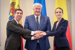 Trenul Kiev-București, testat pentru prima dată vineri. Ministrul Oana Țoiu: Ucraina va sărbători oficial Ziua Limbii Române