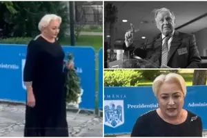 Viorica Dăncilă a venit la priveghiul lui Ion Iliescu. Cum a apărut fostul premier la Cotroceni: „Trebuie să-l respectăm”