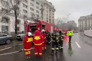 Incendiu la clădirea Ministerului Finanțelor, fără victime