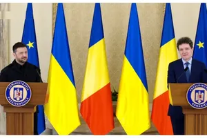 Nicușor Dan și Volodimir Zelenski au semnat declarația de parteneriat strategic la București