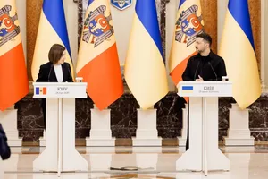 Maia Sandu, la Kiev: apel pentru accelerarea aderării Moldovei și Ucrainei la UE