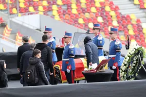 Slujba de înmormântare a lui Mircea Lucescu, oficiată la Biserica Sfântul Elefterie, din Capitală