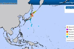 Cutremur de magnitudine 7,4 în largul Japoniei. Avertizare de tsunami emisă de autorități