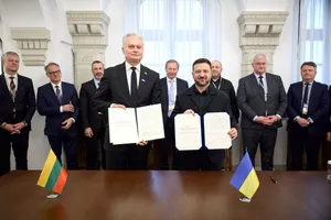 Summitul B9 la București: Ucraina și Lituania au semnat un acord pentru producția de armament și dezvoltarea tehnologiilor militare