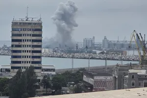 O dronă navală a explodat în apropierea Portului Constanța