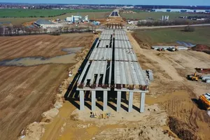 Lucrările la lotul 1 al Autostrăzii A0 Nord au ajuns la aproape 68%. CNAIR cere accelerarea șantierului