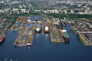 A doua încercare de vânzare a Șantierului Naval Mangalia. Licitație de 184 de milioane de euro după eșecul primei runde