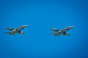 O dronă a pătruns în spațiul aerian al României și a fost doborâtă de un F-18 spaniol în județul Galați