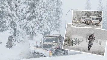Iarnă în toată regula înainte de Paște. Ninge abundent în mai multe zone ale țării, drumarii intervin pe șosele și fac apel la șoferi să circule cu prudență